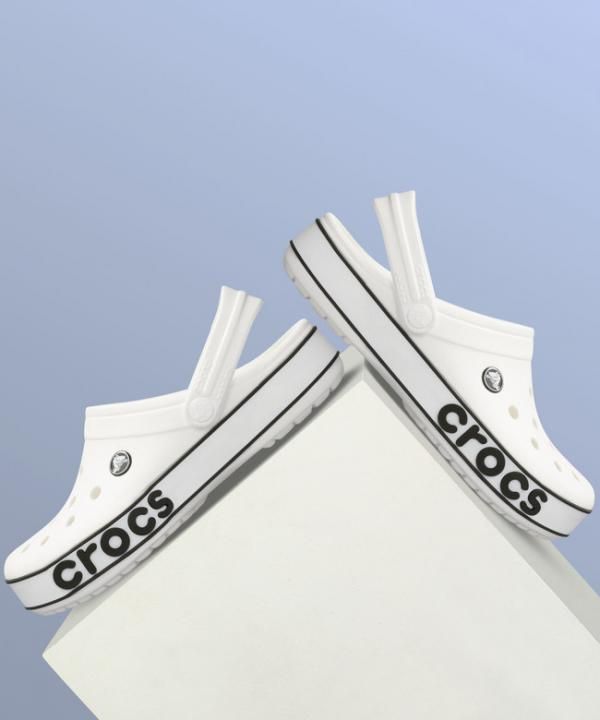 Croc Bayaband Clog Clogs White Carry Bag n og Box