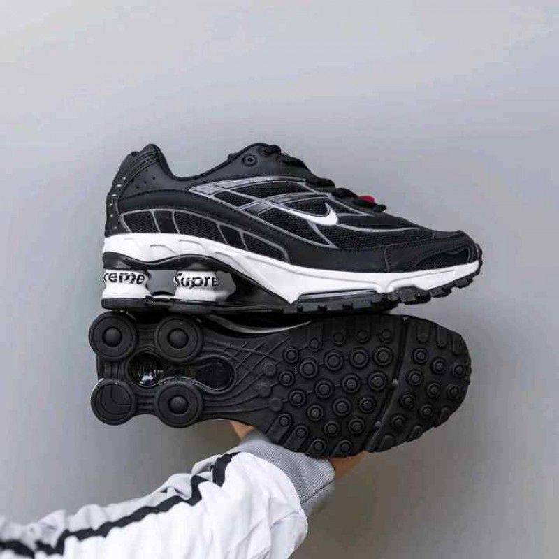 nikkee Shox Ride 2 Supreme BLACK WHITE