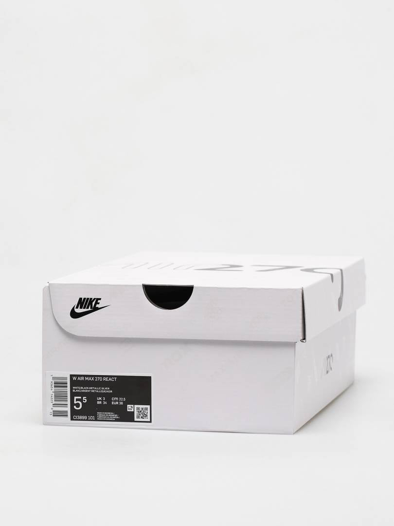 Nik.e Air Max 270 React Triple White Black