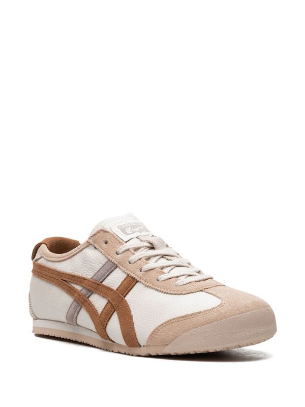 ONITSUK_A TIGER MEXICO 66 CREAM KHAKI CARBON SNEAKER