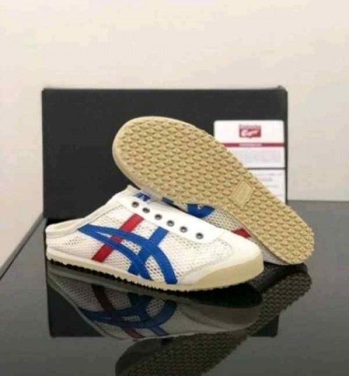 ONIT.SUKA TIGER SABOT WHITE BLUE