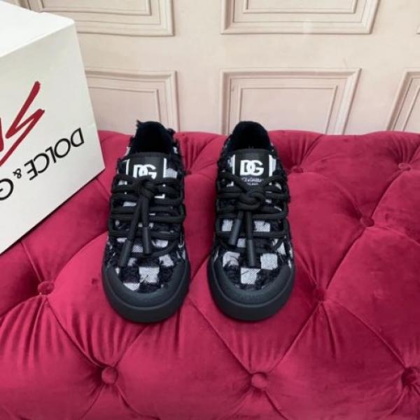 Dollce Gabbana Checkered Luxe Sneakers