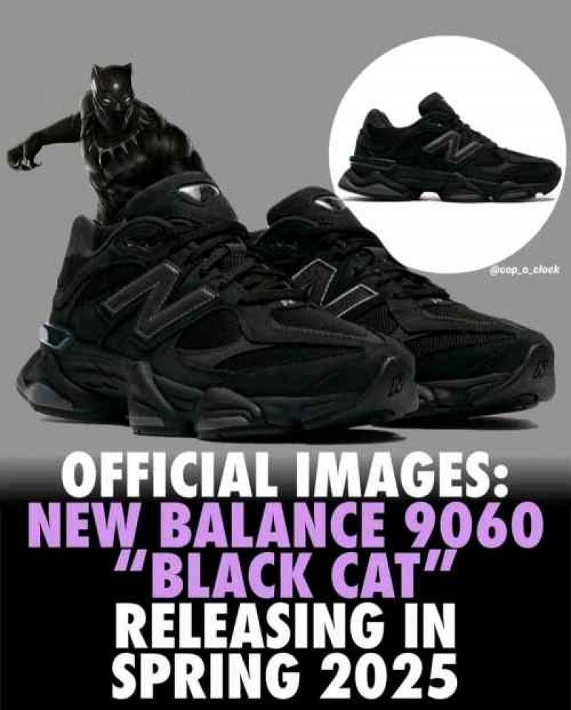 Neww balancee 9060 Black Cat