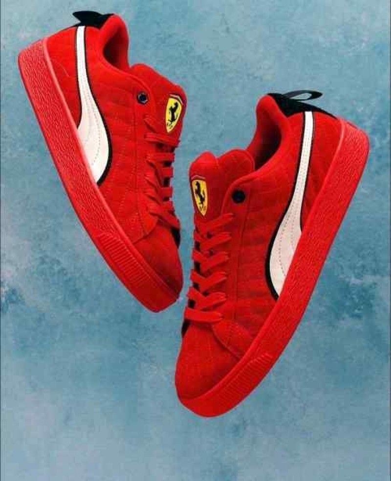 PUMMAa SCUDERIA FERRARI RACE SUEDE XL HERO SNEAKERS