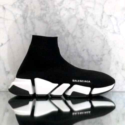 Balenciagaa Speed KNIT 2 0 Trainer Black White