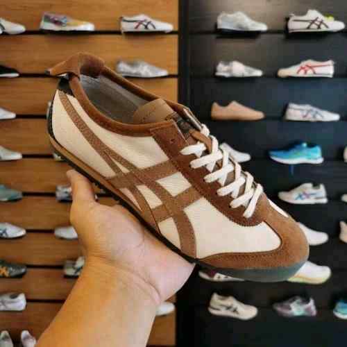 ONITSUKAA TIGER CACAO BROWN SNEAKERS