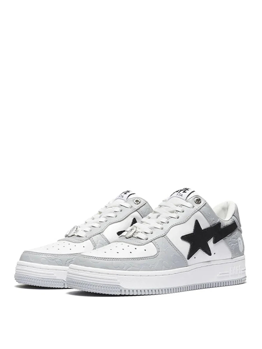 A BATHING APE BAPE STA LOW GREY BLACK SALE