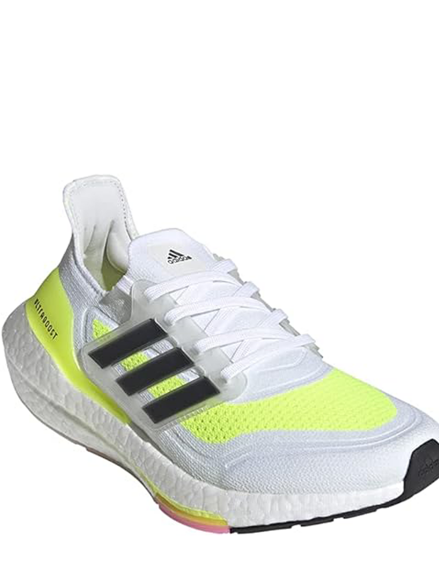 ADIDASS ULTRABOOST 21 WHITE NEON MS DHONI EDITION