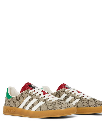 Adidas X Gucci Gazelle Beige Monogram