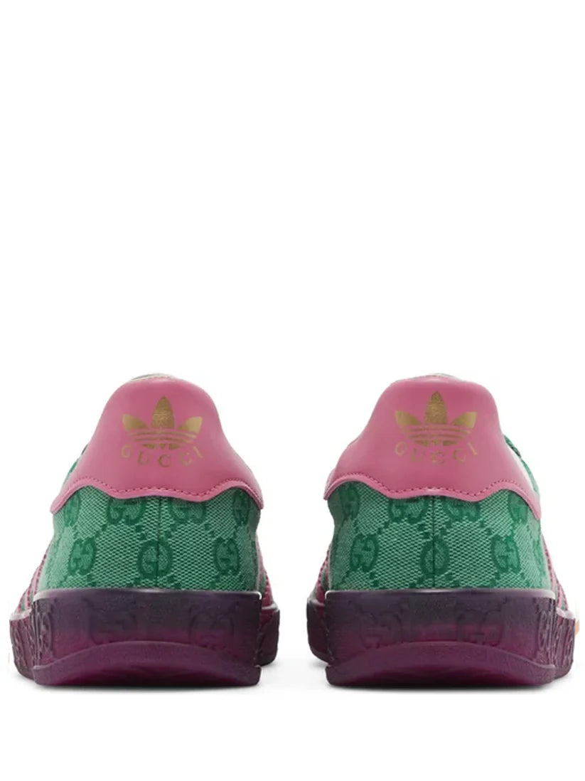 adidass x gazellee green pink fix
