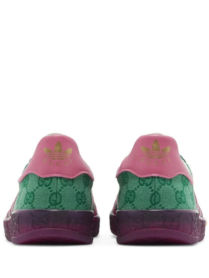 adidass x gazellee green pink fix