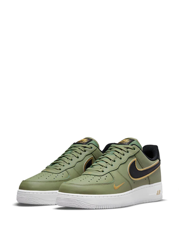 Nike Airforce 1 07LV8 Metalic Swoosh Pack Oil Green Stuff Factory
