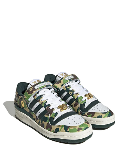 Forum Low 84 X Bape Green Anniversary