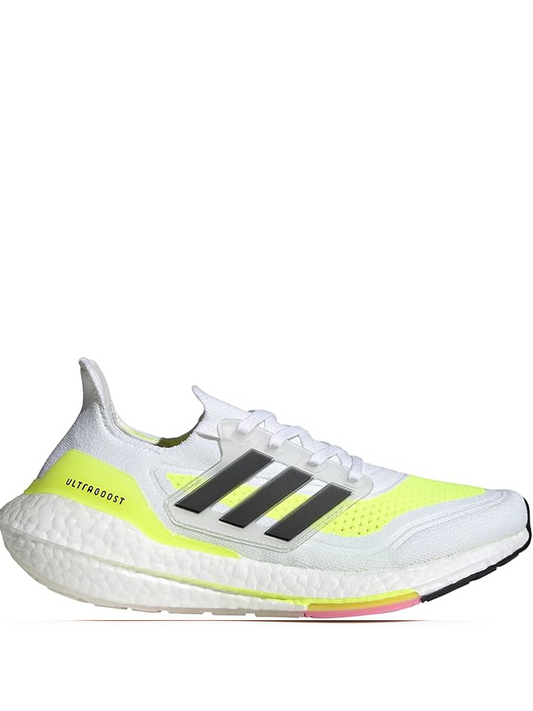 ADIDASS ULTRABOOST 21 WHITE NEON MS DHONI EDITION