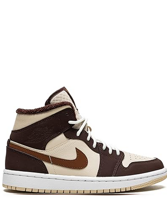 Jordan Retro 1 Mid Brown Basalt Oatmeal Mocha