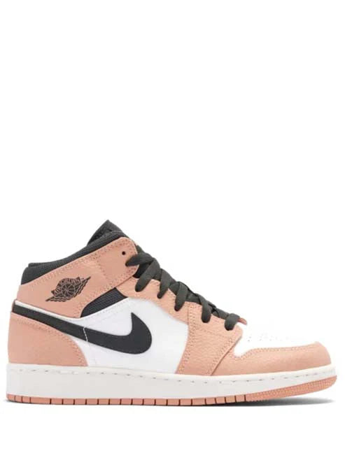 nikee air jorden 1 mid gs pink quartz for her