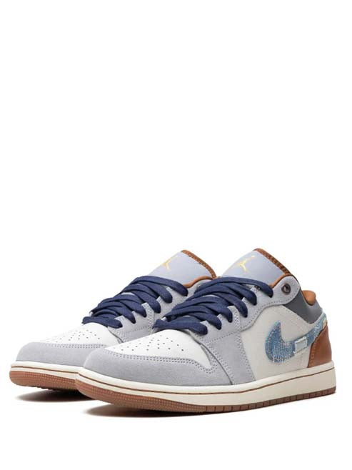 Jordan 1 Low ce phantom repaired denim swoosh