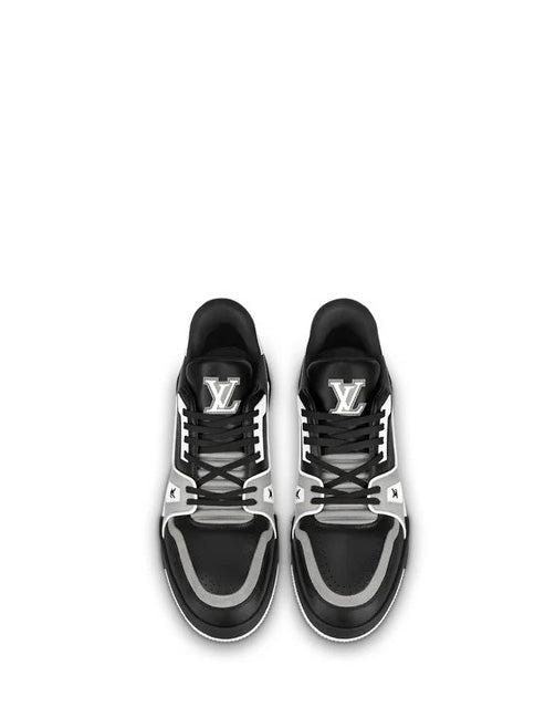 Louis vuitton lv trainer sneaker black gray