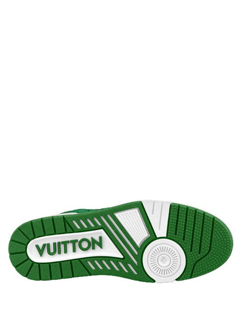 Louis Vuitton Lv Trainer Monogram Green