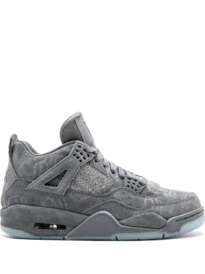 Jordan Retro 4 Kaws Cool Grey Glow In Dark Semi UA