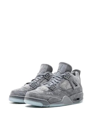 Jordan Retro 4 Kaws Cool Grey Glow In Dark Semi UA