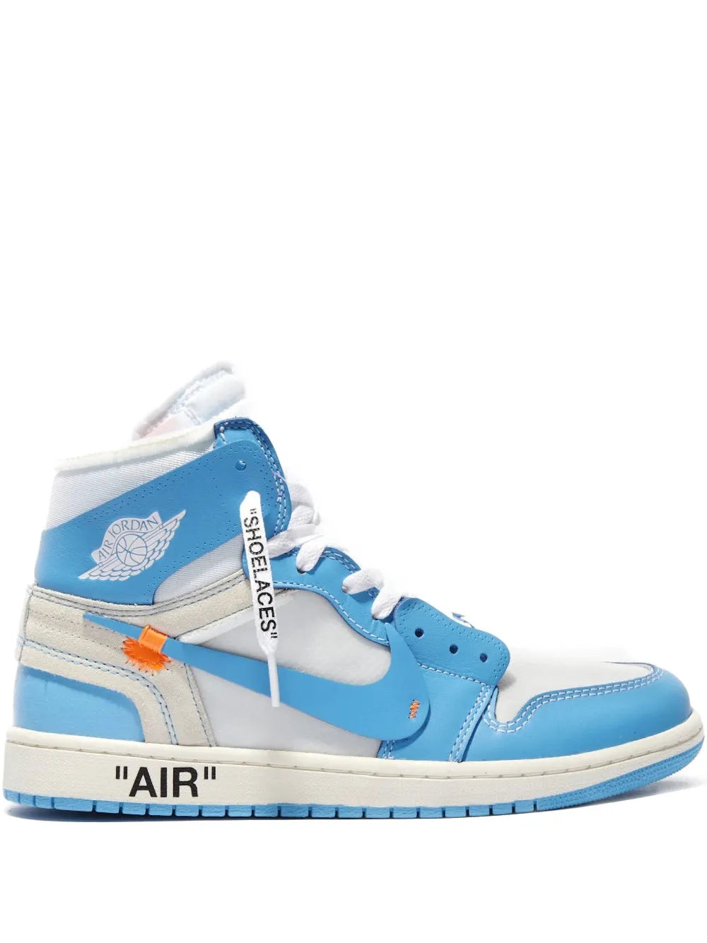 Air Jordan Retro 1 High x OFF W_HITE UNC BLUE