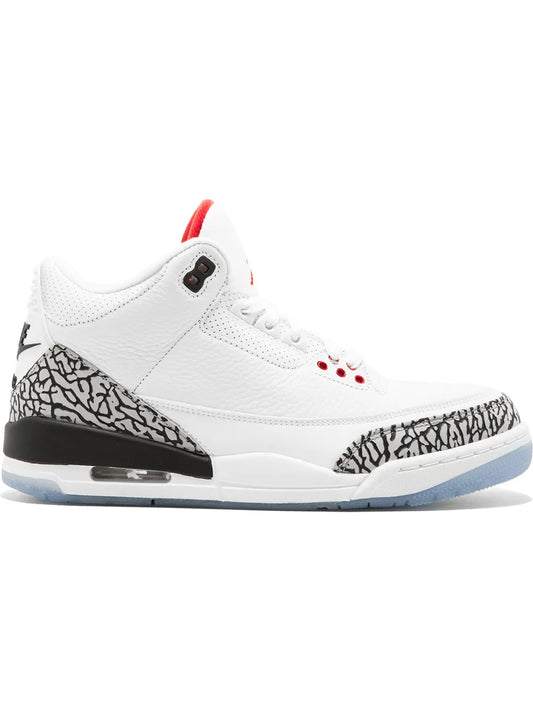 NIK EE AIR JORDAN 3 THROW LINE WHITE CEMENT