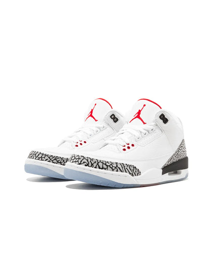 NIK EE AIR JORDAN 3 THROW LINE WHITE CEMENT