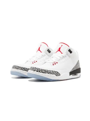 NIK EE AIR JORDAN 3 THROW LINE WHITE CEMENT