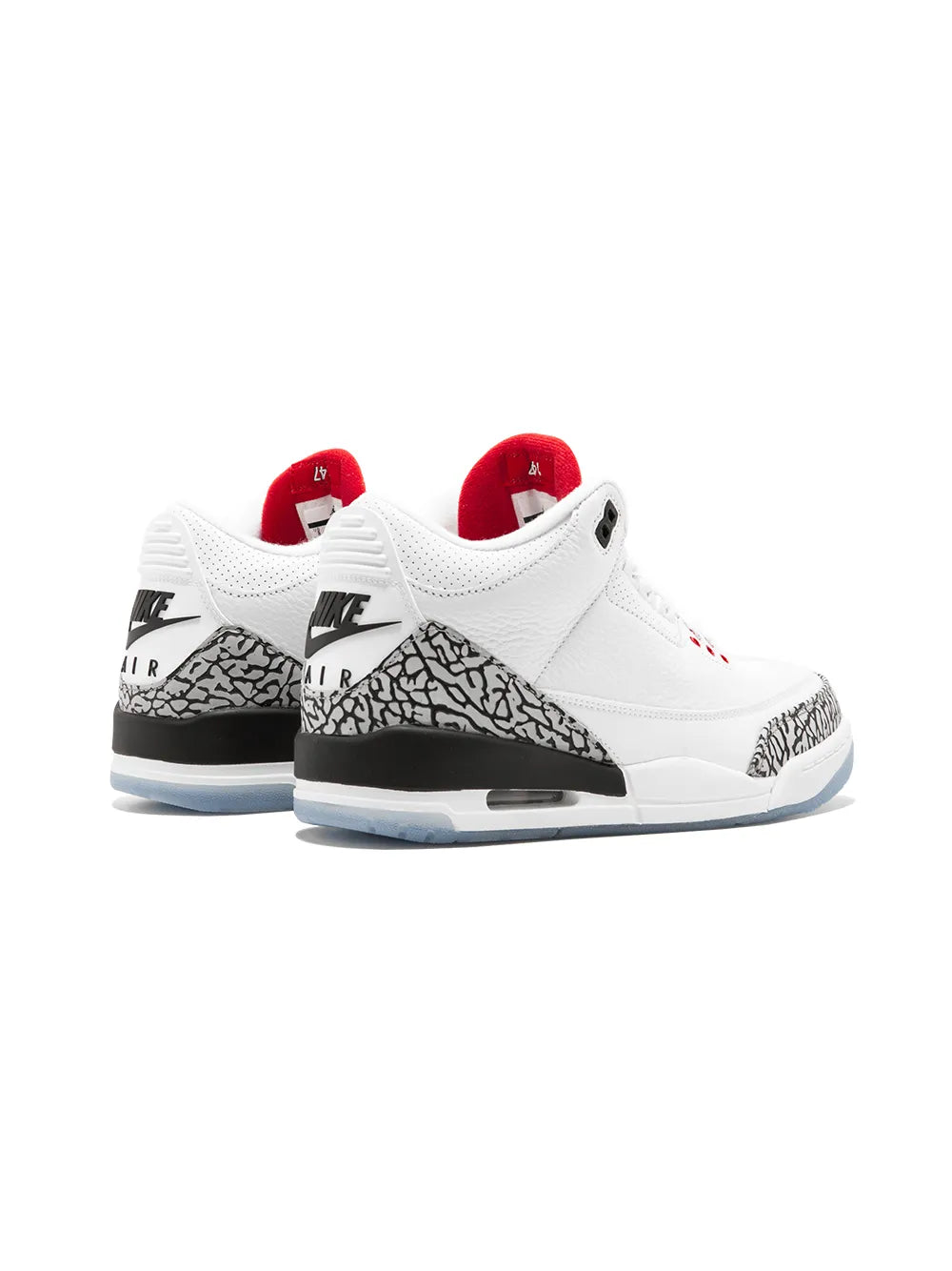 NIK EE AIR JORDAN 3 THROW LINE WHITE CEMENT