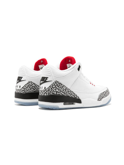 NIK EE AIR JORDAN 3 THROW LINE WHITE CEMENT