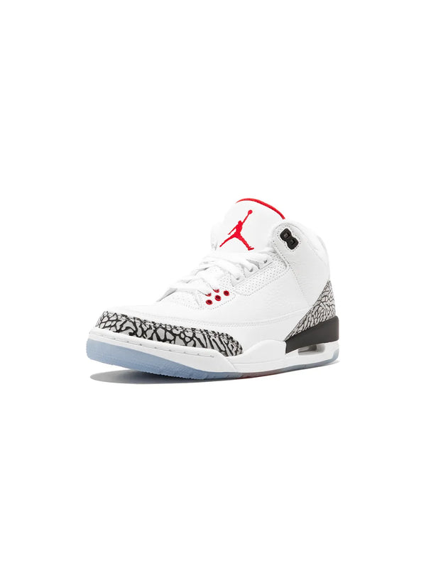 NIK EE AIR JORDAN 3 THROW LINE WHITE CEMENT