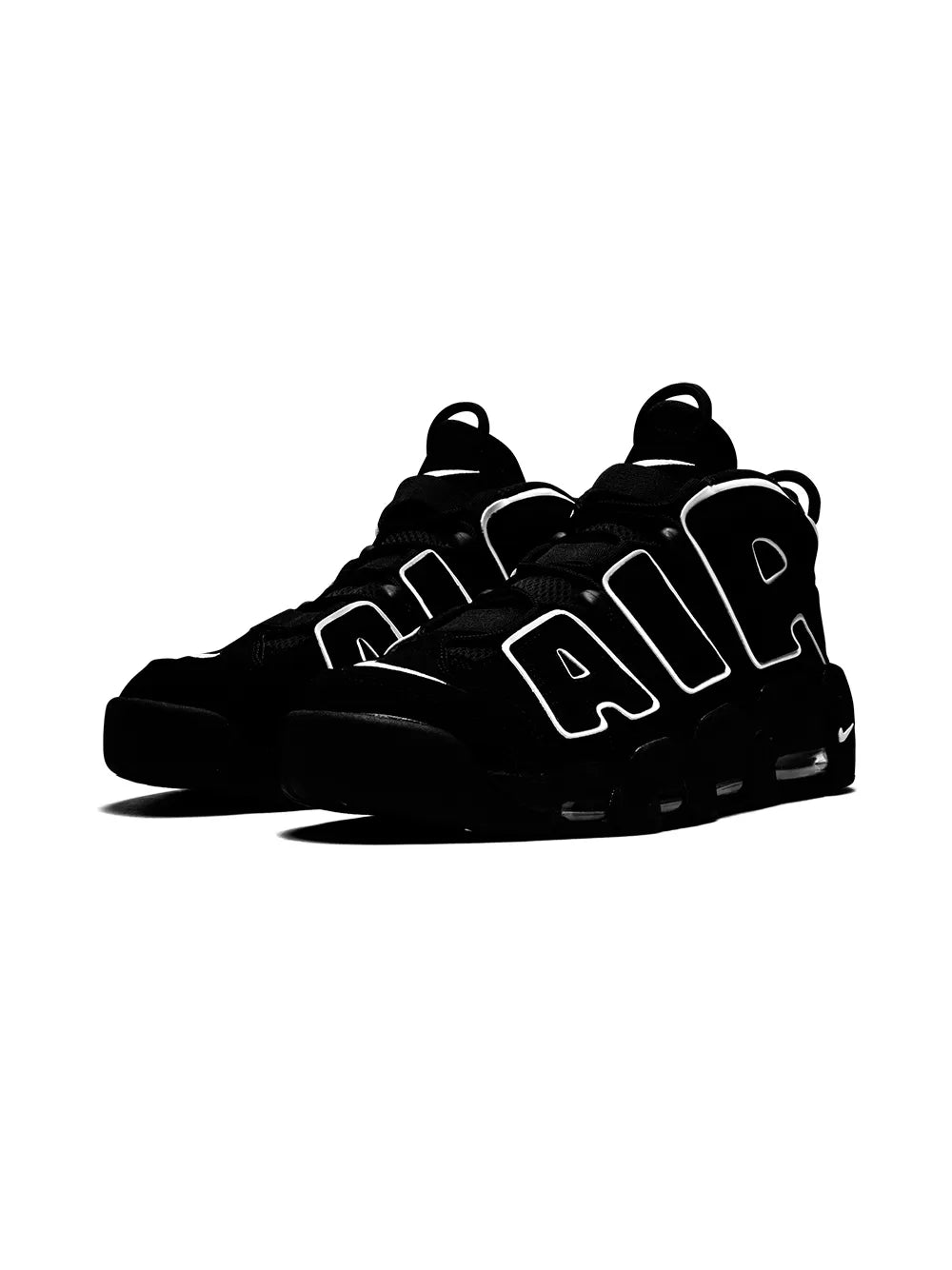 Nik e Air Up Tempo black and white