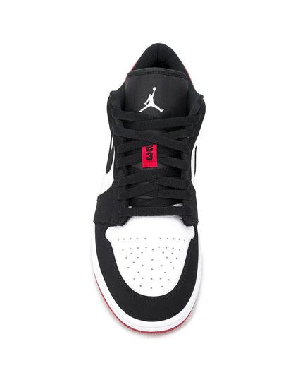 Nik.e Air Jordan 1 Low Black Toe Leather Semi UA