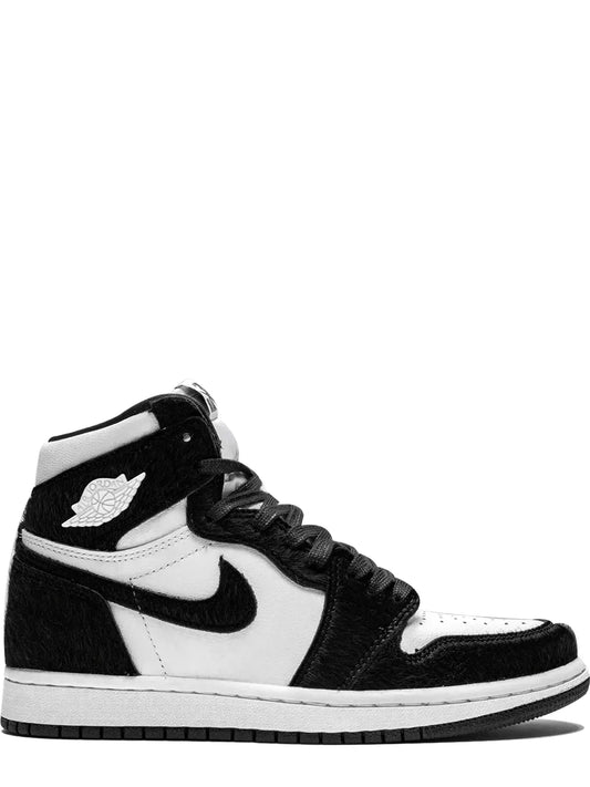 Air Jordan Retro 1 Black White Semi Ua hena