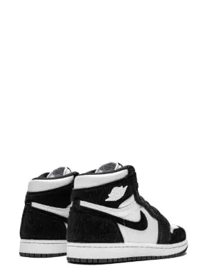 Air Jordan Retro 1 Black White Semi Ua hena