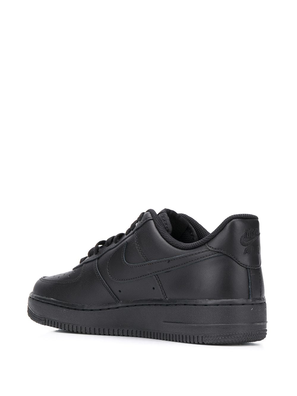 Nike Airforce Triple Black leather