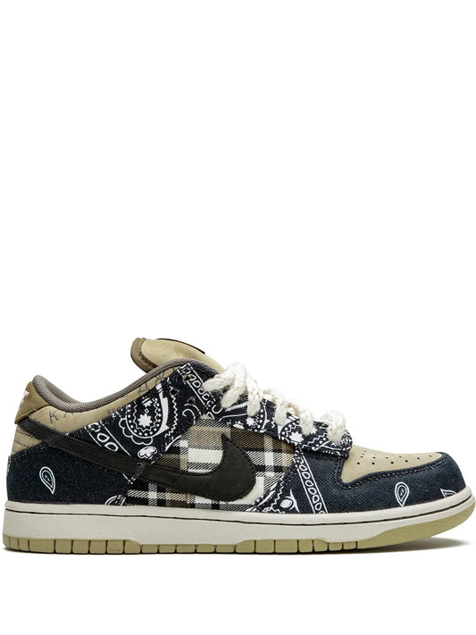 nikee sb dunk low travis scott bandhana
