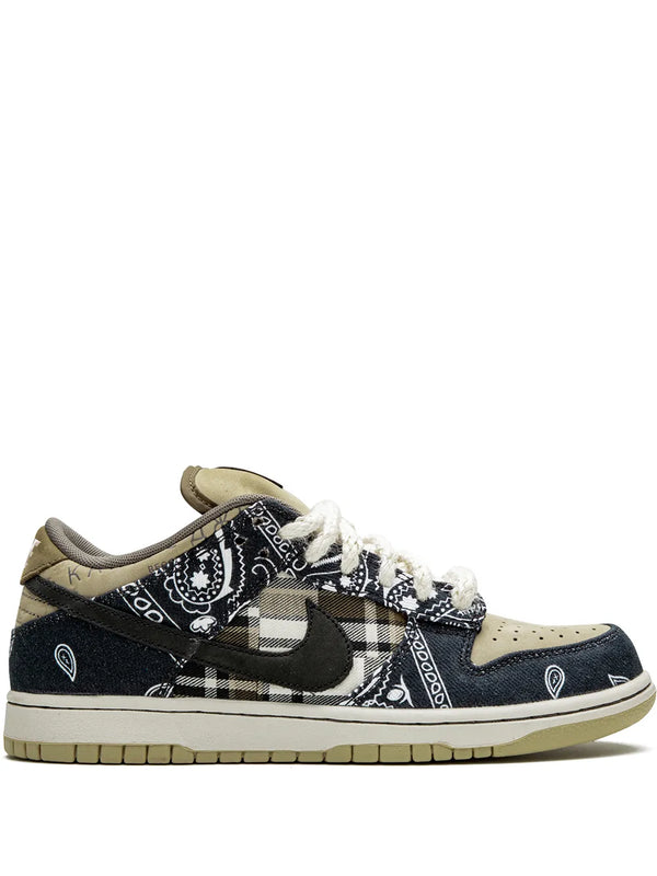 nikee sb dunk low travis scott bandhana