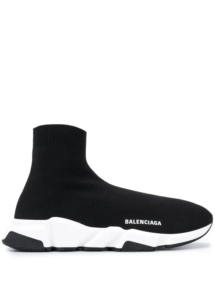 BALENCIAGA SPEED TRAINER BLACK WHITE