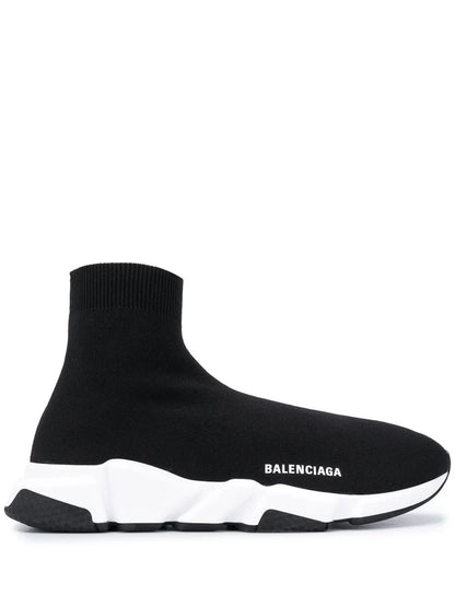 balenciagaa speed trainer BLACK WHITE