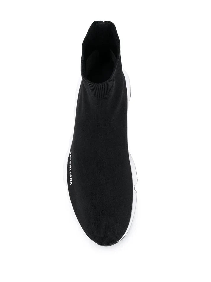BALENCIAGA SPEED TRAINER BLACK WHITE