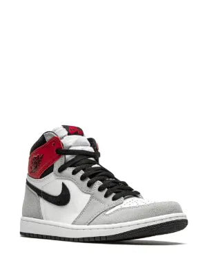 jordan retro 1 high SMOKE GREY RED suede quality semi ua