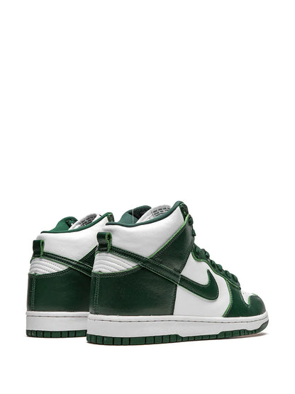 sb dunk high spartan green fix
