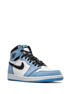 jordan retro 1 high UNIVERSITY BLUE LEATHER SHINE semi ua