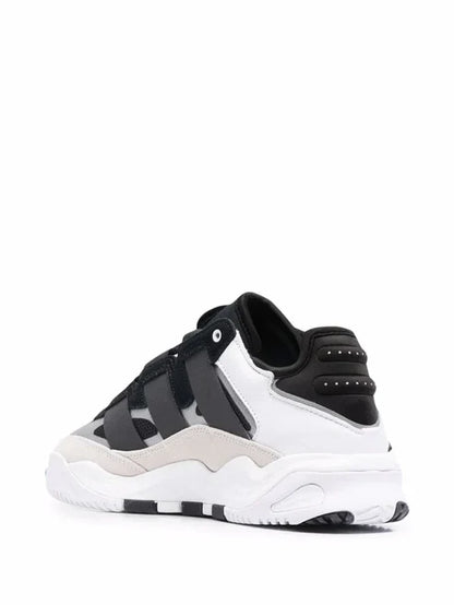 Adidass Niteball Low Top BLACK WHITE