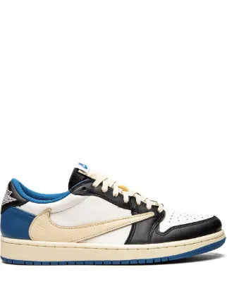 Jordan 1 Low Fragment X Travis Scott With Plastic Packing Semi UA