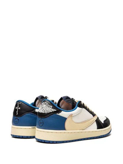 Jordan 1 Low Fragment X Travis Scott Without Plastic Packing Semi UA