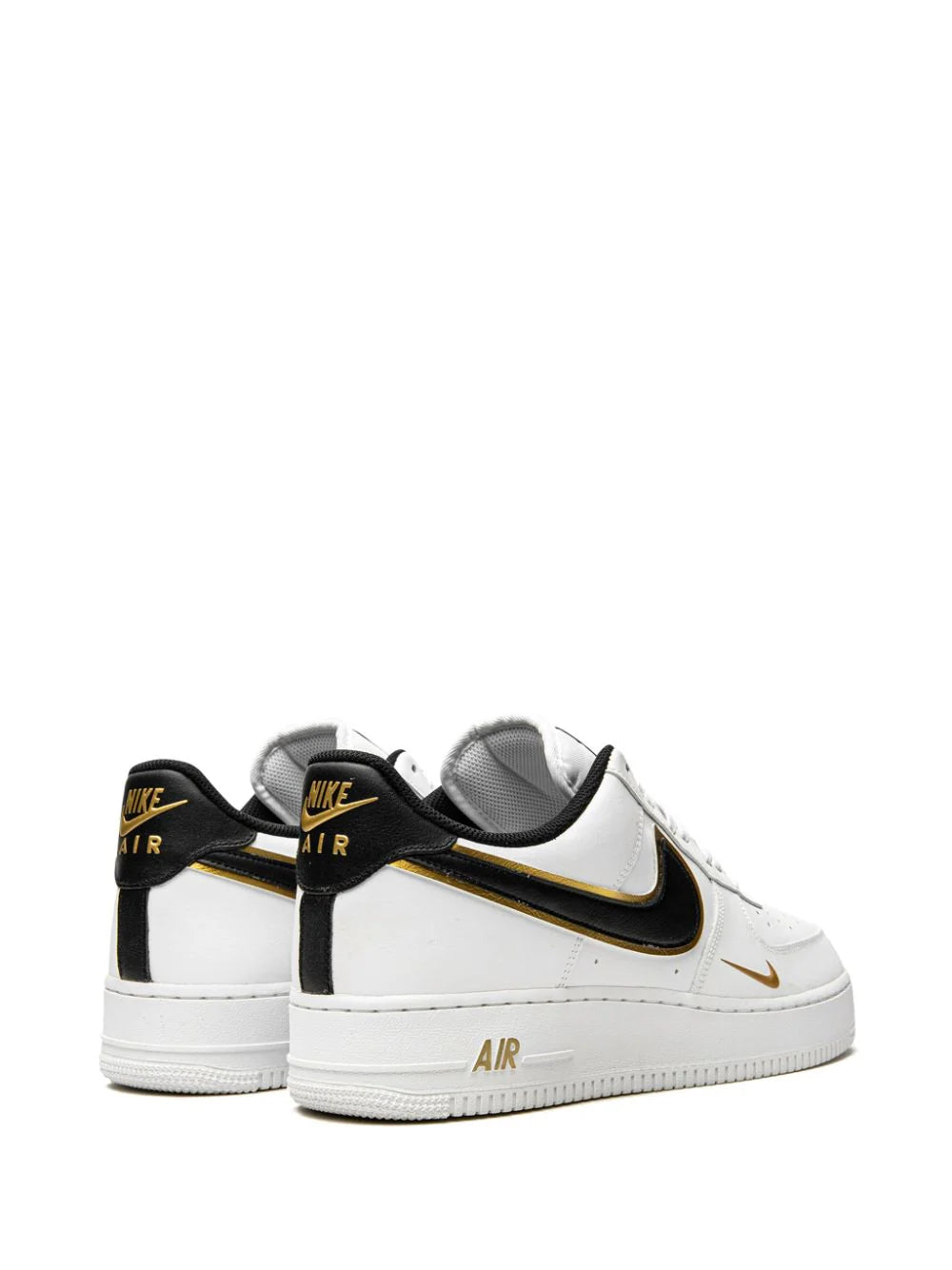 airforce white gold mini swoosh – Stuff Factory