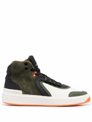 Balmain B Skate High Top Sneaker Green